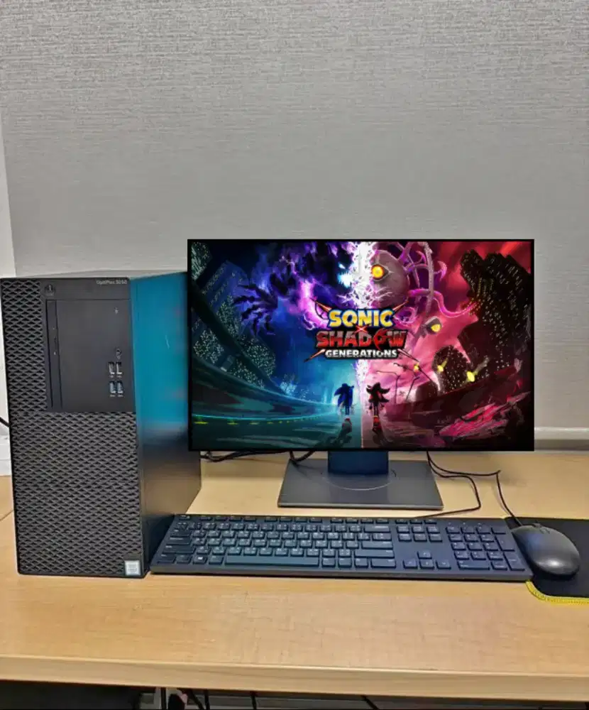 PC GAMING FULSET + LCD + RAM 8 GB + VGA 1 GB + HD 500 GB + GAMES APP