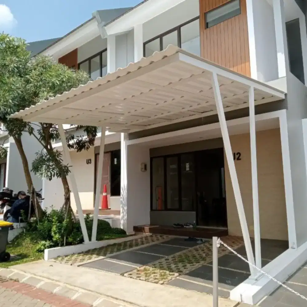 Kanopi Canopy, Kitchen Set, Tralis, Railing, Tangga, Pagar , Atap Baja