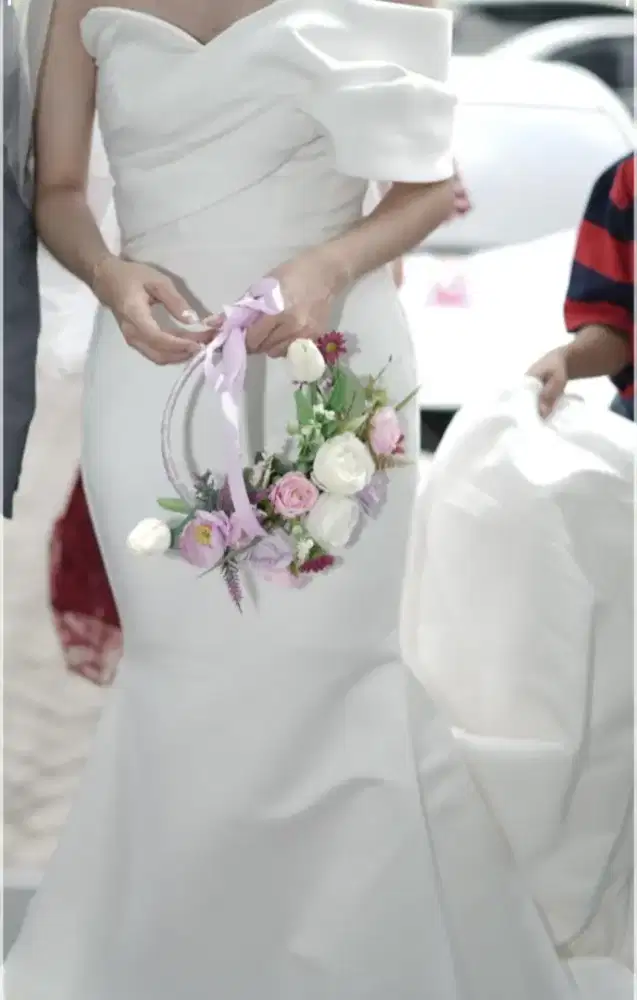 Dress Baju Pengantin Mermaid Sabrina/Kemben