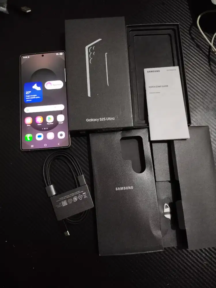 Samsung S25 Ultra 12/256 sein Fullset ori bisa tt handphone