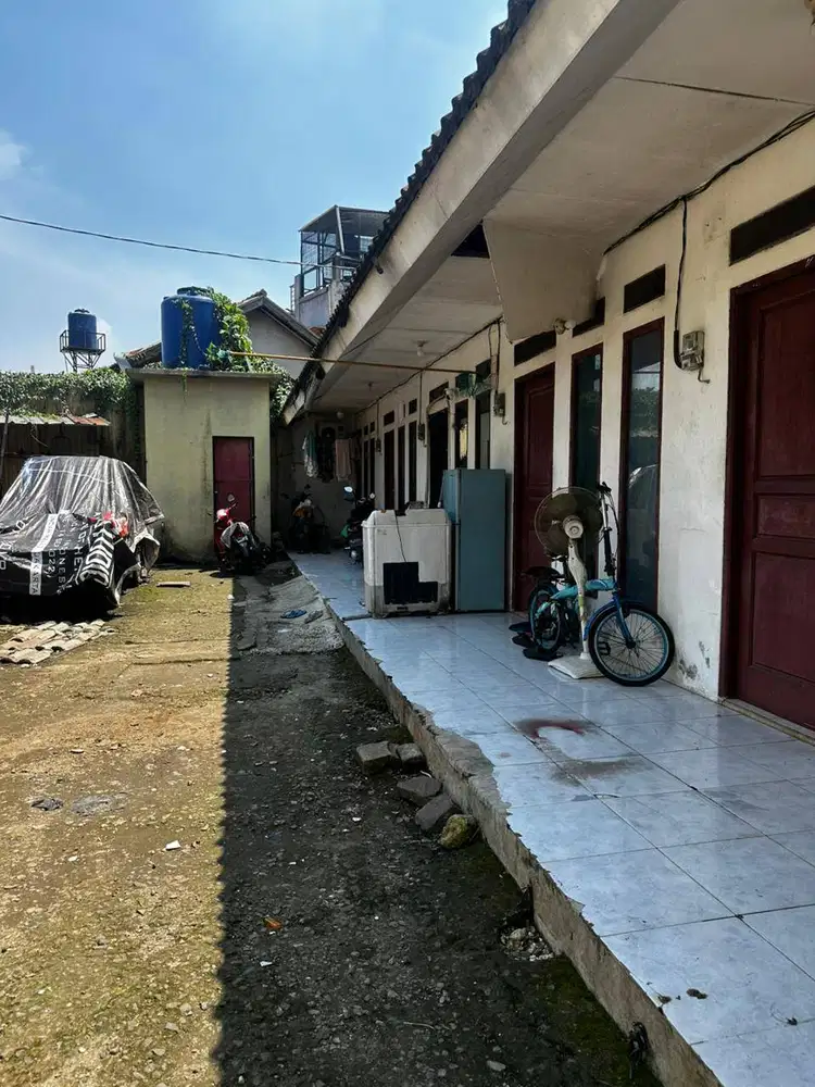 Tanah 520m, 11 Unit (6 Kios & 5 Kontrakan) SHM, 1 km ke tol Pamulang