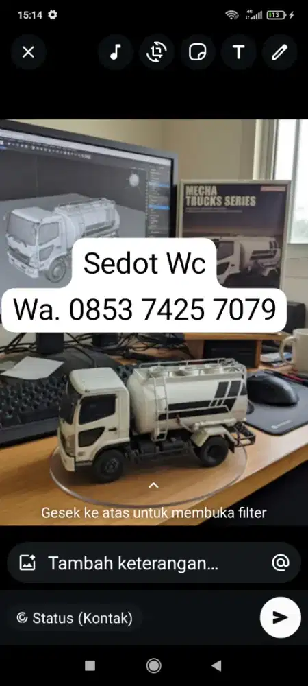 Sedot Wc tumpat sapsiteng penuh saluran air sumbat westafel mampet