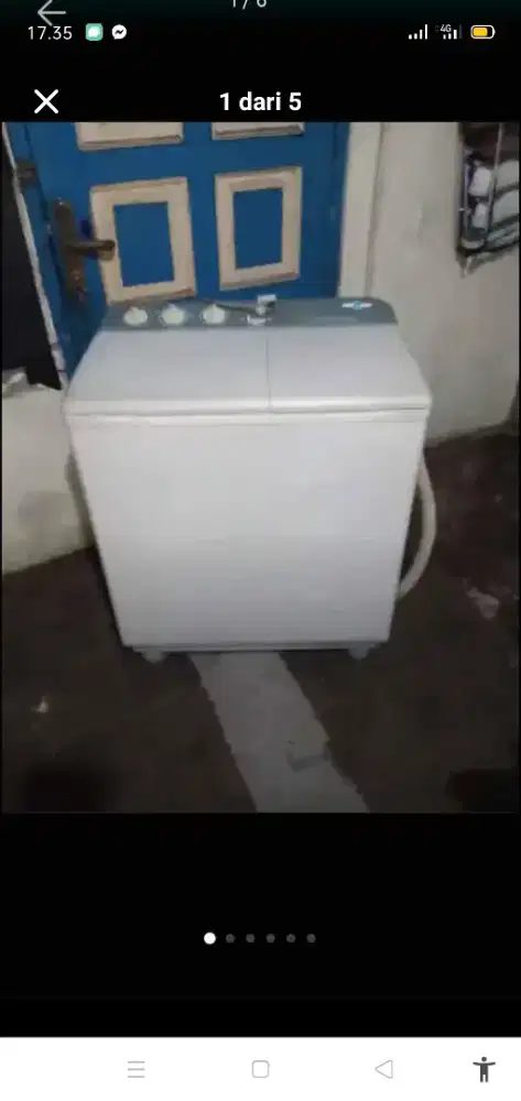 Jual mesin cuci Sanyo kpasitas 6,5kg pncucian pngering kencang diantar