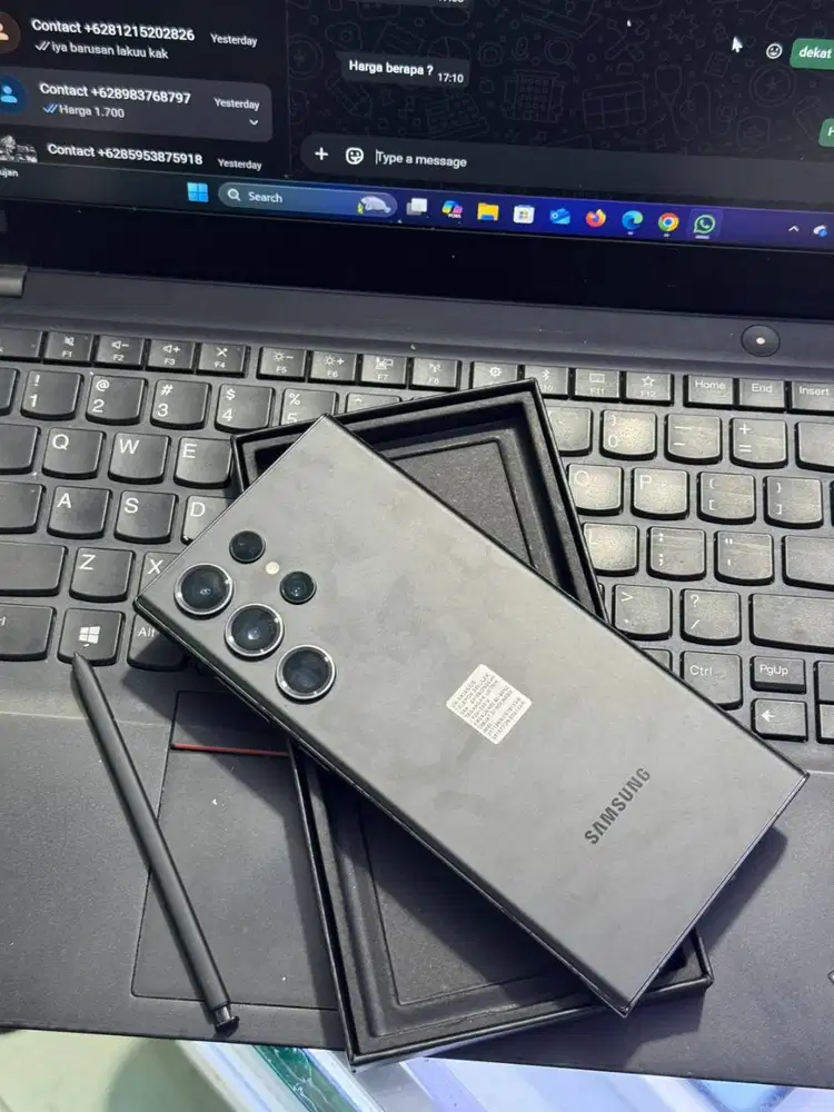 Samsung S23 ultra 5G ram 12/256gb ORI SEIN