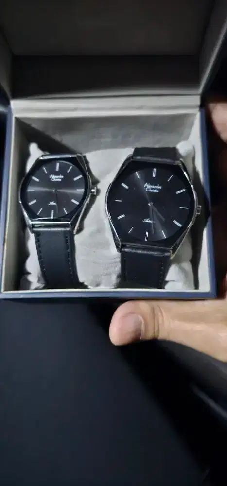 Arloji jam tangan alexander christie couple pasangan
