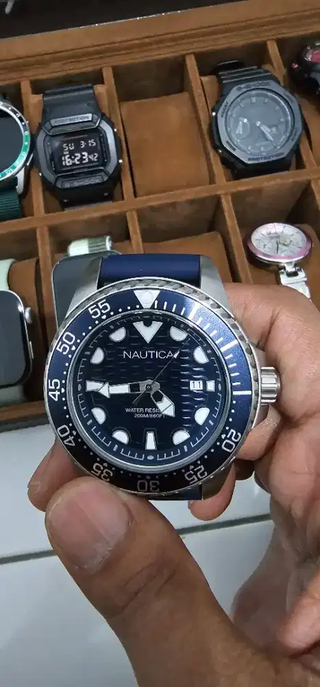Jam tangan arloji diver nautica beli dari baru