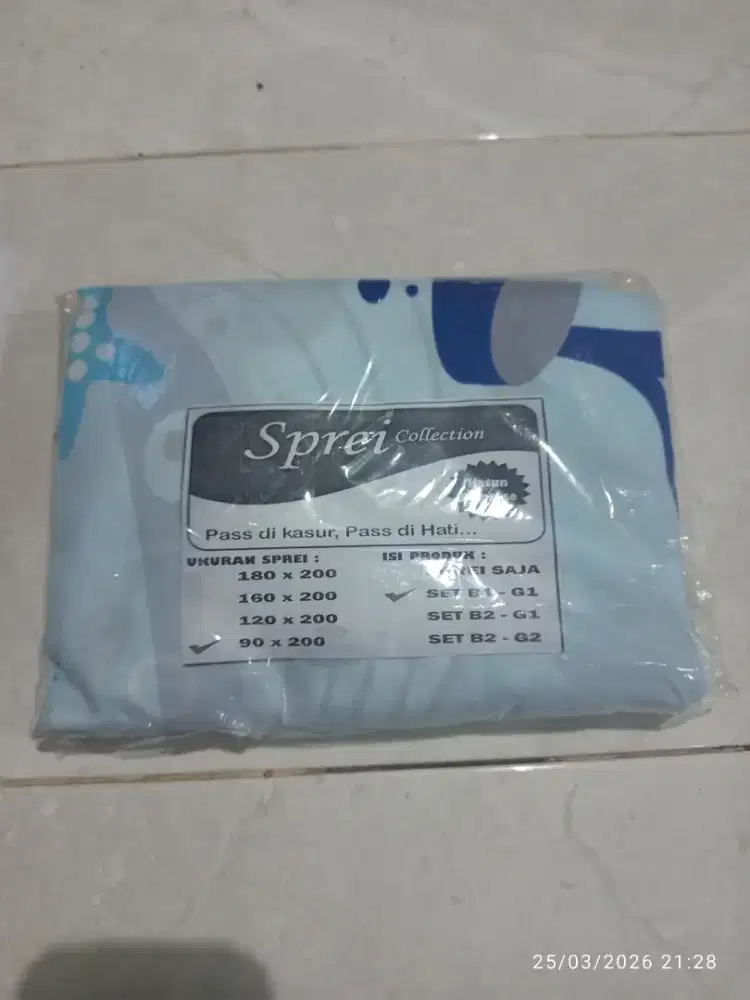 Sprei motif ikan