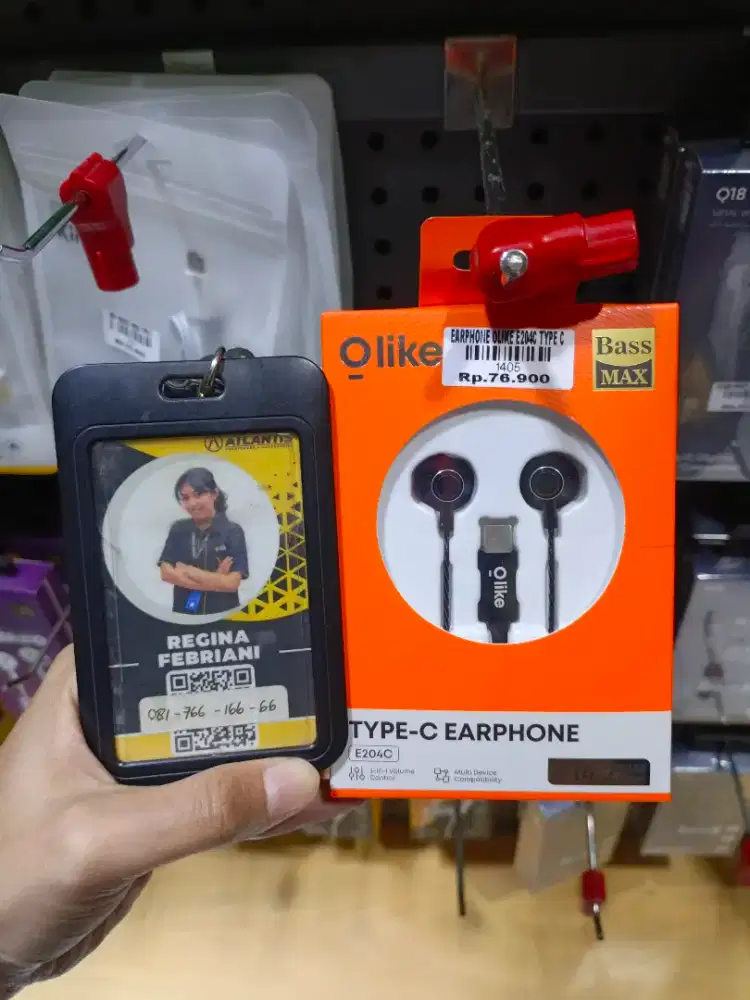 EARPHONE OLIKE E204C TYPE C | ATLANTIS DAHSYAT