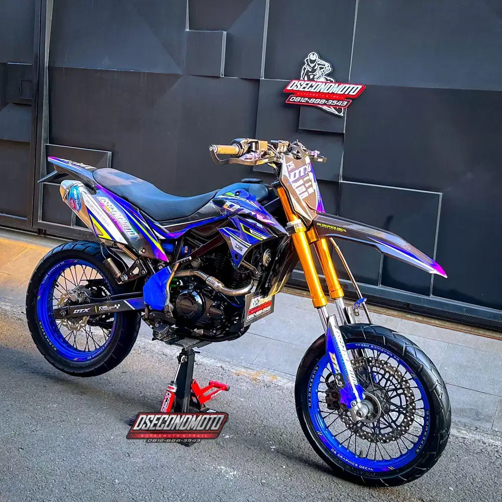 KLX 150 SUPERMOTO‼️ SIAP TOURING RALLY TRABAS ADVENTURE D TRACKER