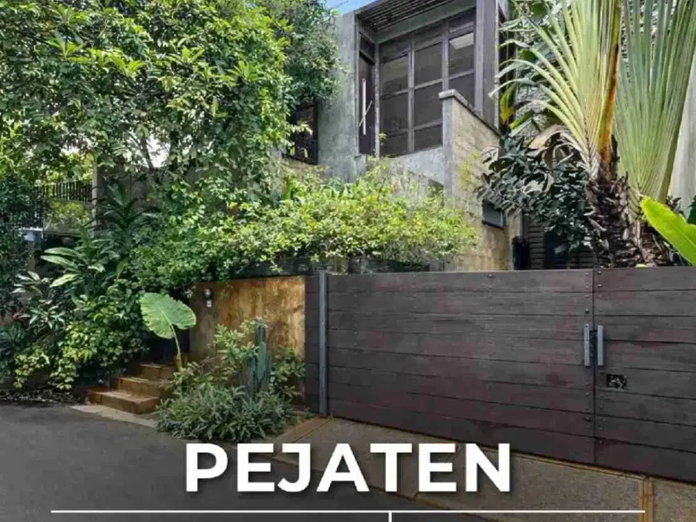 TURUN HARGA! MODERN TROPICAL HOUSE
DALAM KOMPLEK, POSISI CULDESAC di PEJATEN JAKARTA SELATAN