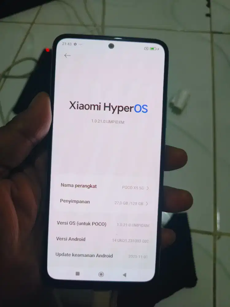 XIAOMI MI POCOPHONE X5 5G 128GB UNIT SAJA