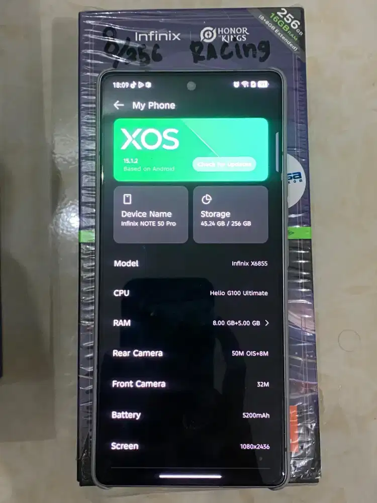 Infinix Note 50 Pro Racing Edition 8/256 + Skechers ORI (100%)NEW