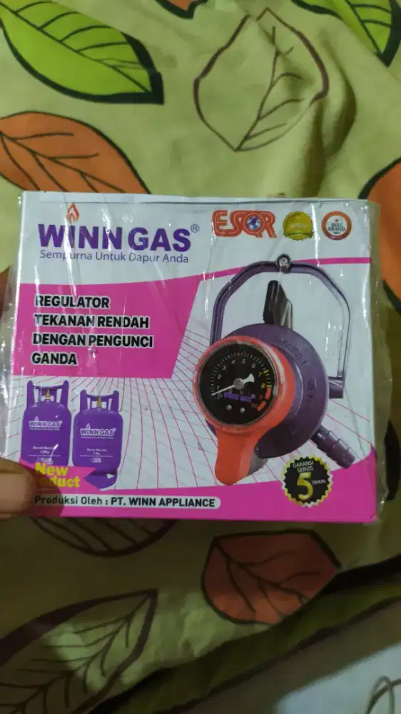 regulator gas winn belum pernah d pakai