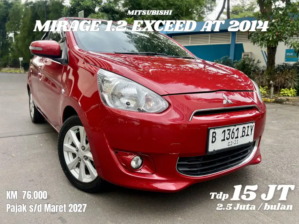 Mirage exceed at 2014 Tdp15JT Mitsubishi march sirion picanto matic