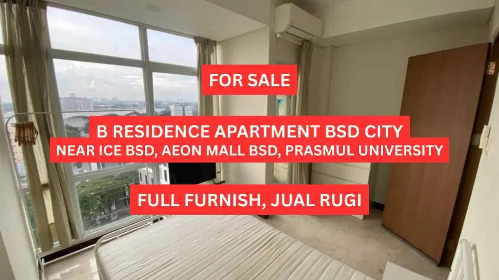 Jual Rugi! B Residence BSD Siap Huni, Lokasi Strategis.