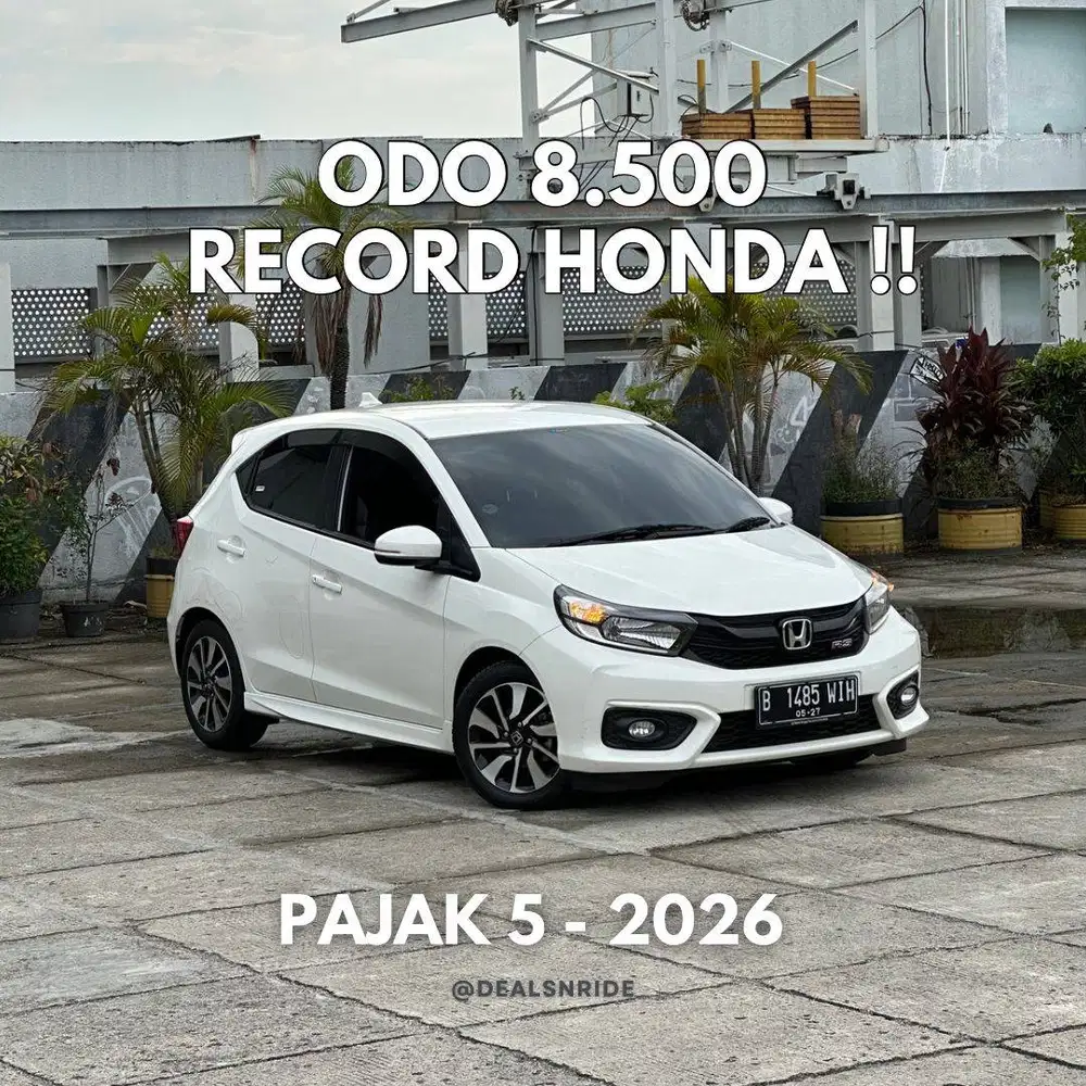 KM 8.500 SUPER ANTIKK !! PAJAK 5/2026 HONDA BRIO RS CVT 2022 REC HONDA