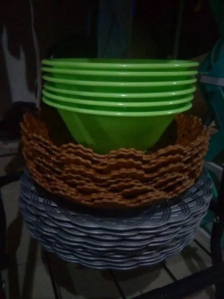 DIJUAL Paketan Mangkok / Piring / Nampan Plastik