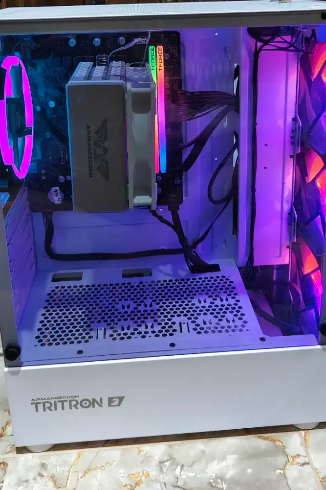 PC Gaming i5 12400 Ram TForce Delta 32GB (16GB x 2), Siap Pakai