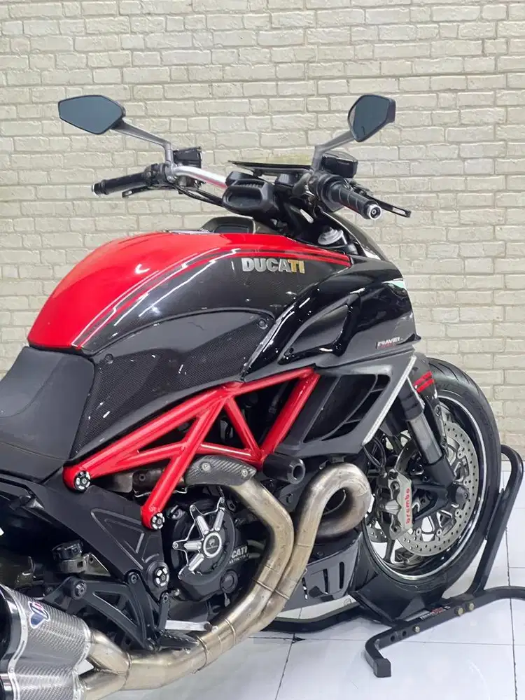 Muscle Bike‼️Ducati Diavel 1200 Black Carbon 2012 FP - Zaki Mustika