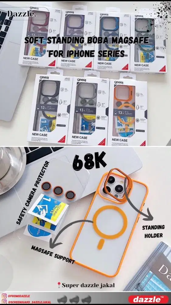 Softcase Standing Rung Boba Magsafe