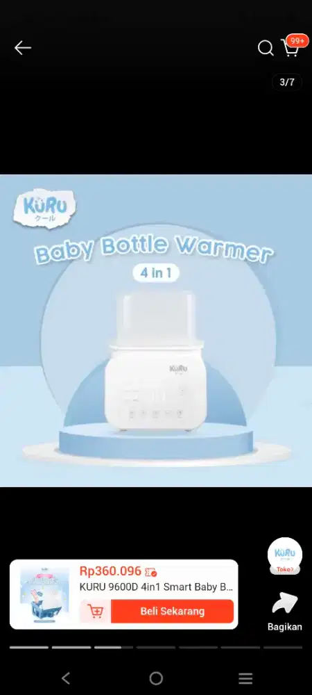 Penghangat botol susu