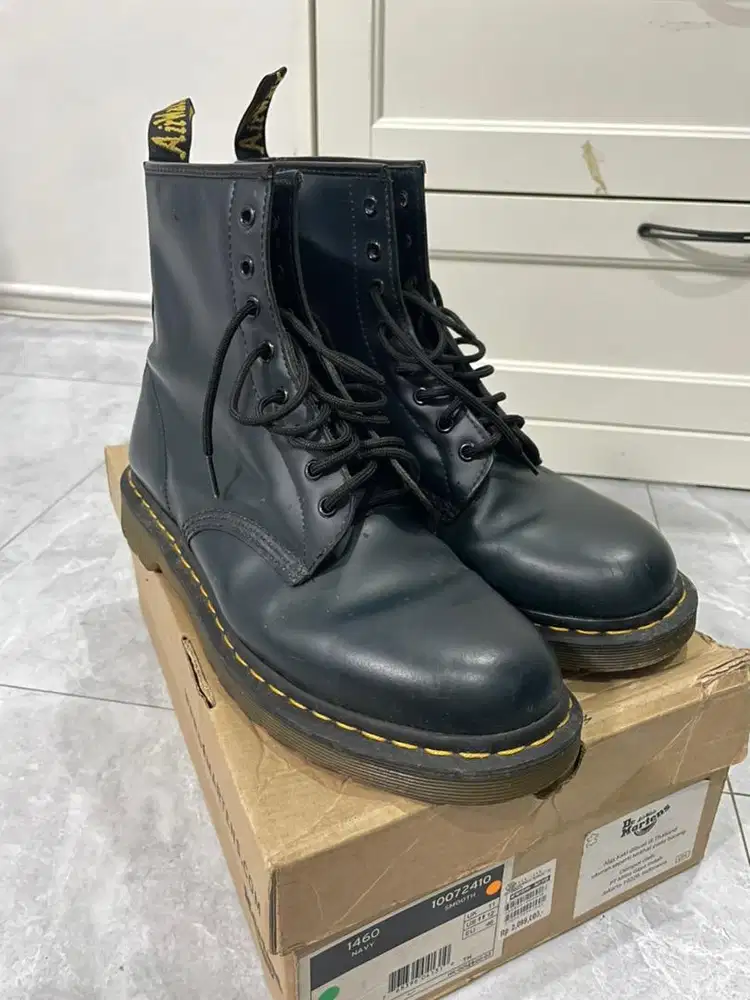 dijual sepatu Dr.Martens eye boots blue navy