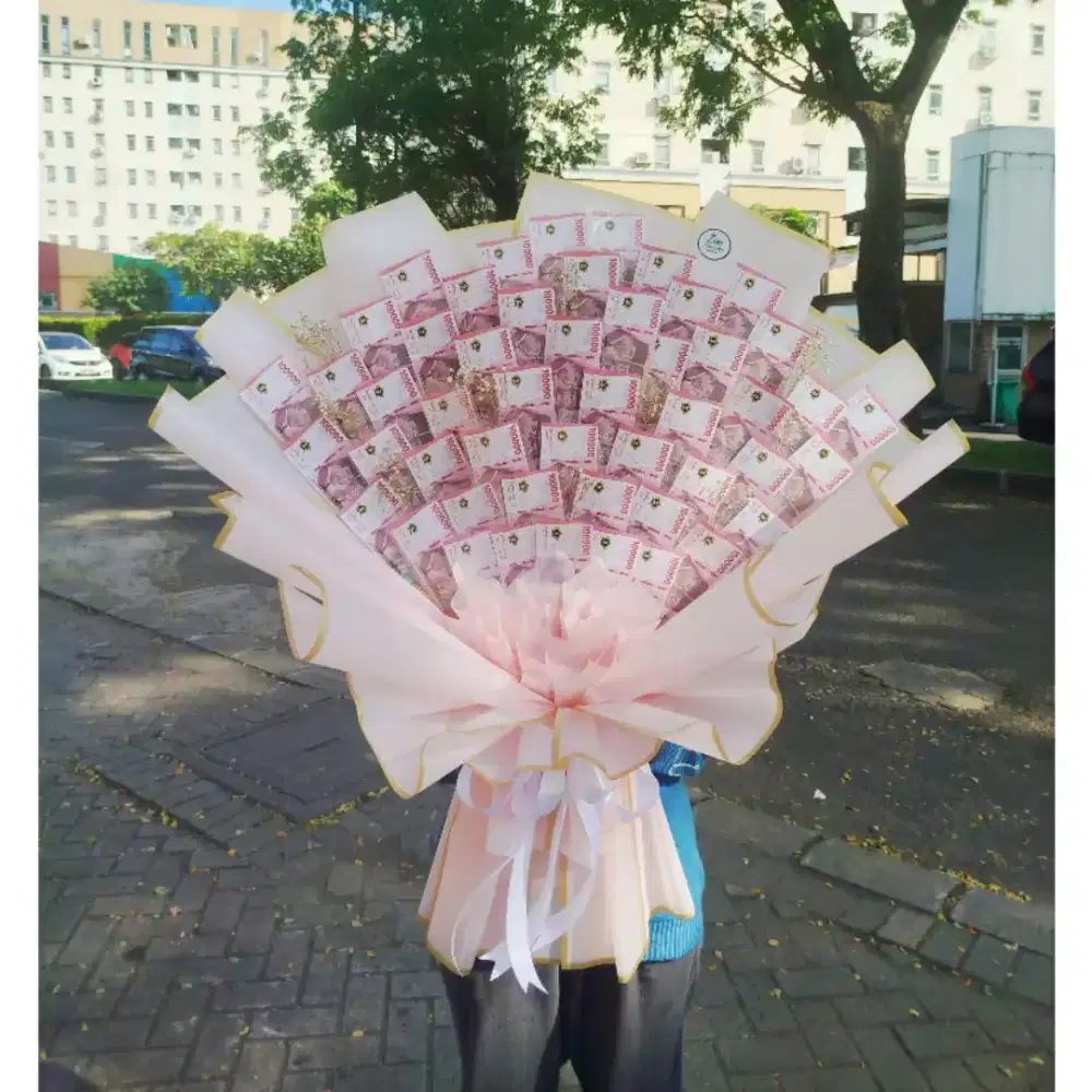 Buket kekinian buket uang asli