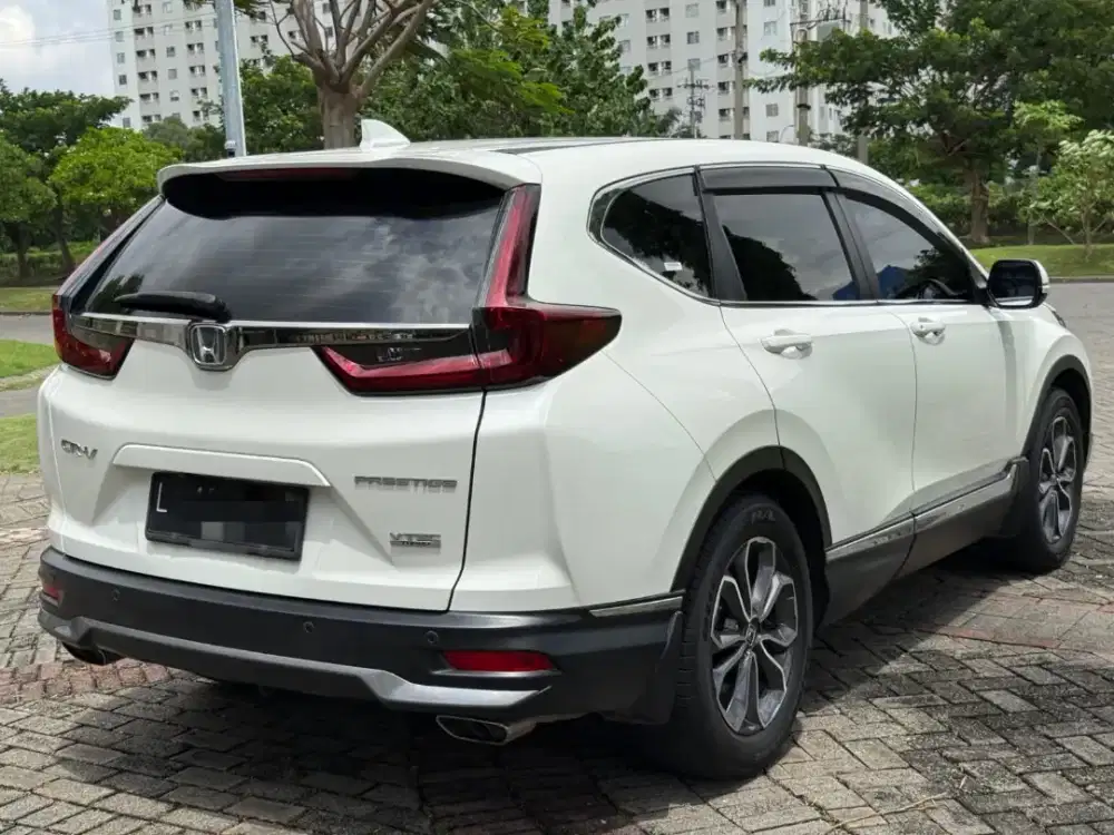 Honda CRV Prestige Turbo 2021 Matic Putih Favorit