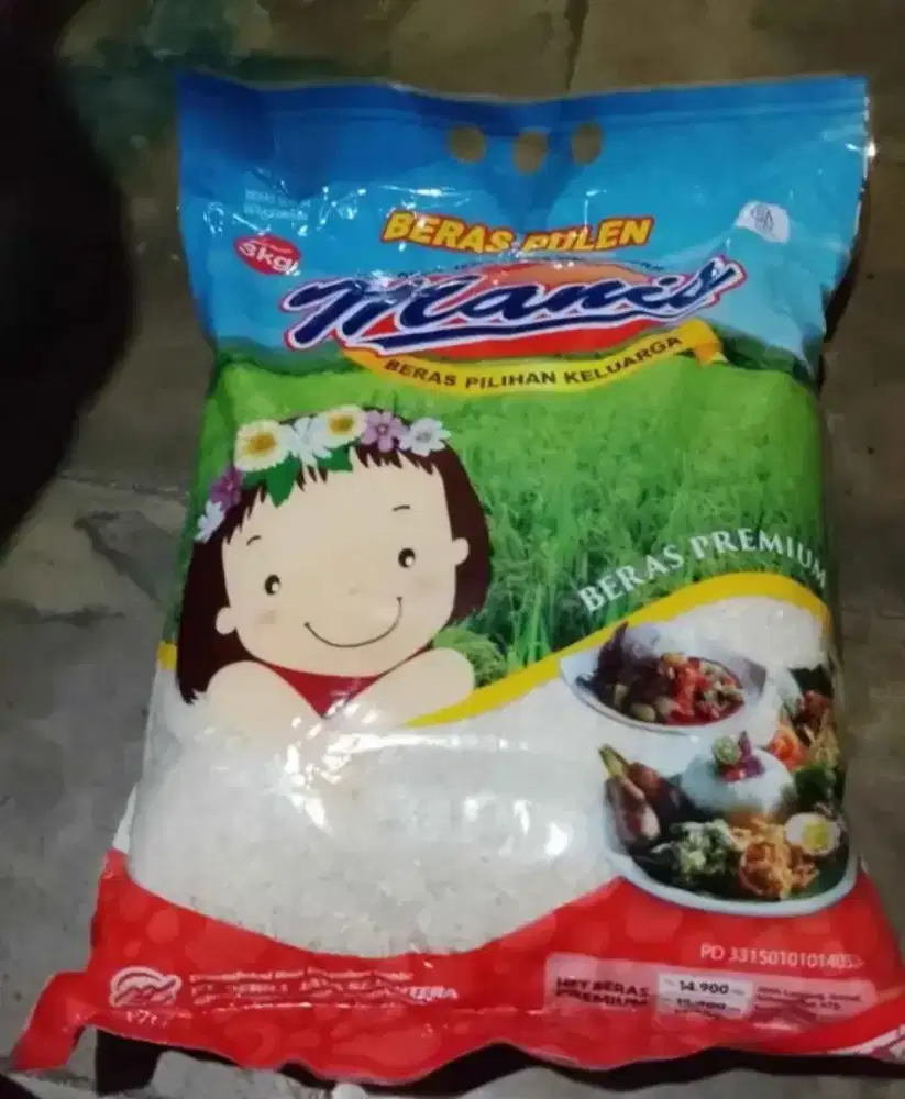 Beras premium merk MANIS