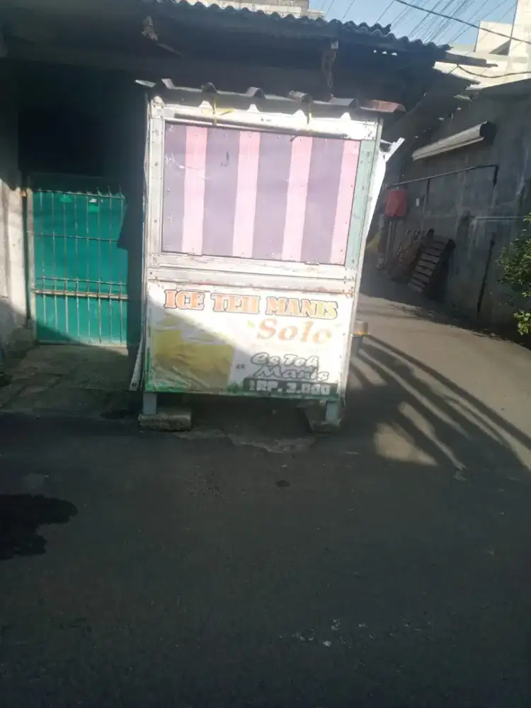 Dijual gerobak teh solo