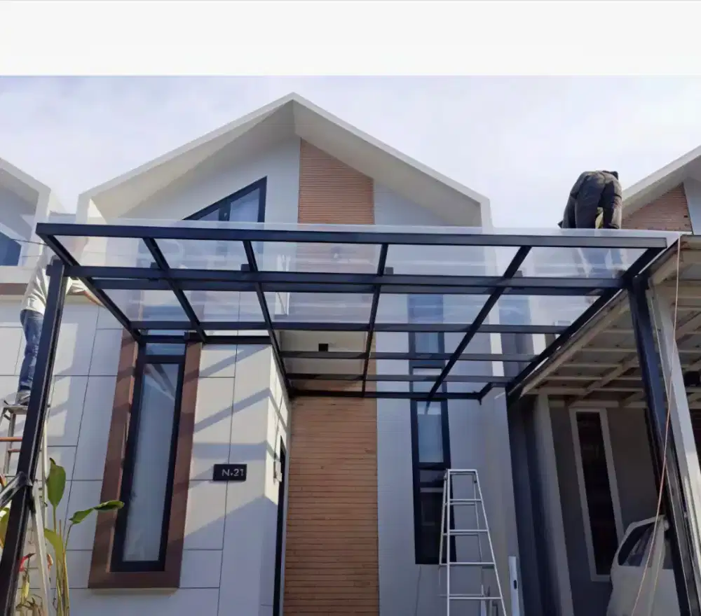 Kanopi baja ringan atap solarflat