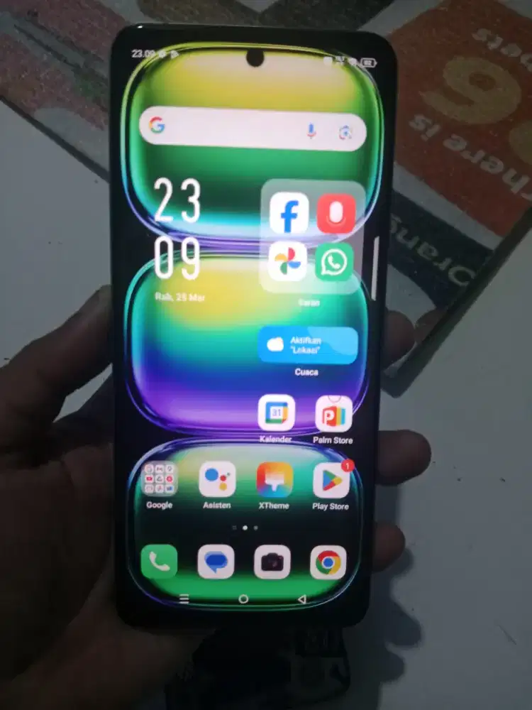 Infinix hot 50 Nfc ram 6+6/256 gb mulus nominus cari kembalian boleh