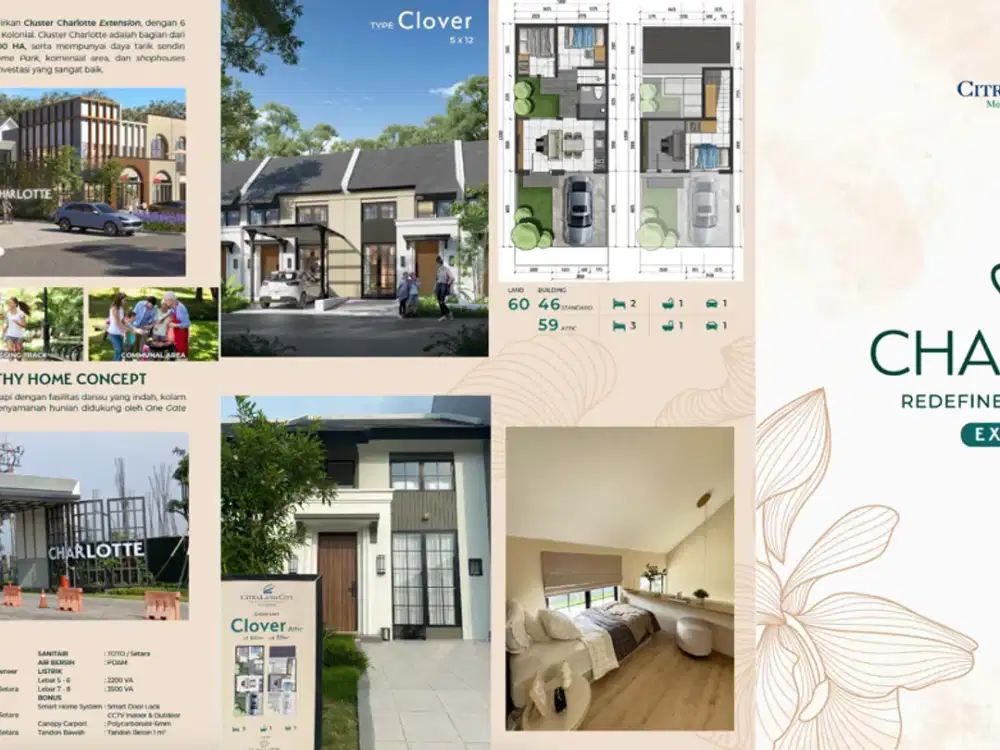 Charlotte CitraLand City Kedamean (Redefine Modern Collonial) - DP Subisdi