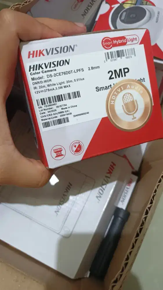 HARGA SECOND CCTV HIKVISION 2MP HD FULL COLOUR NIGHT VIEW