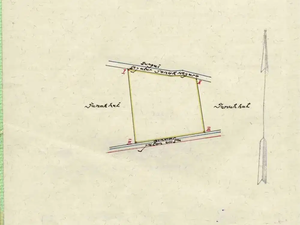 Tanah Dekat Dengan Pelabuhan Krajan wetan Banyuwangi