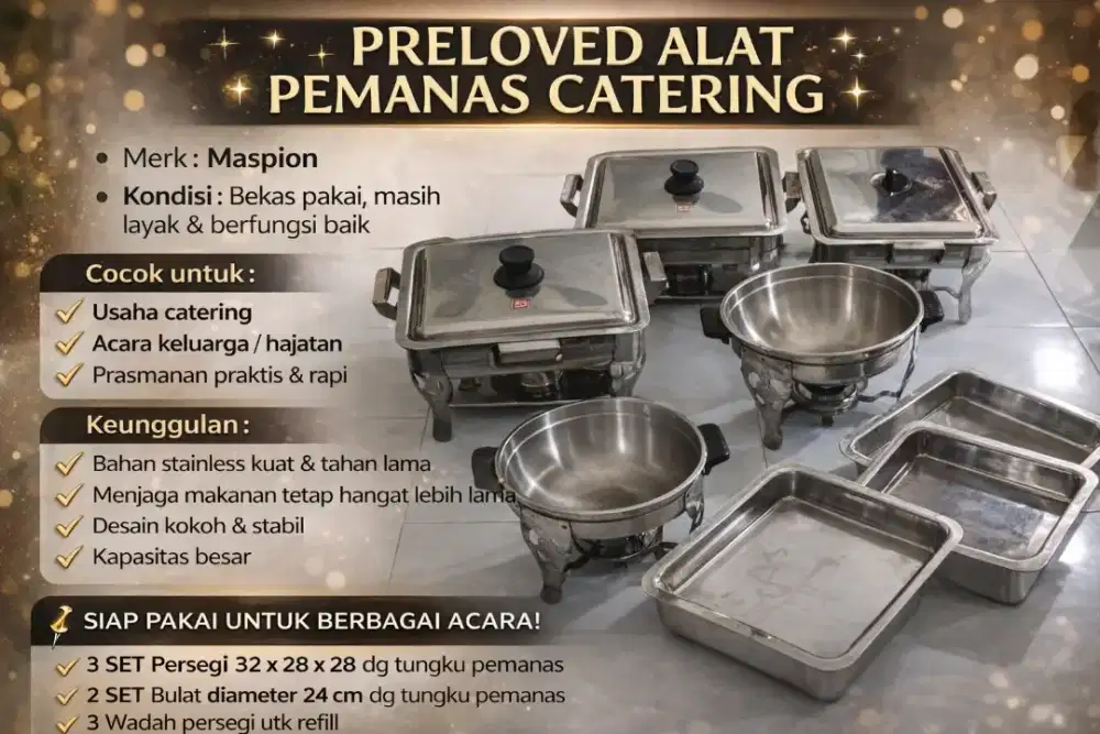 Set pemanas prasmanan MASPION