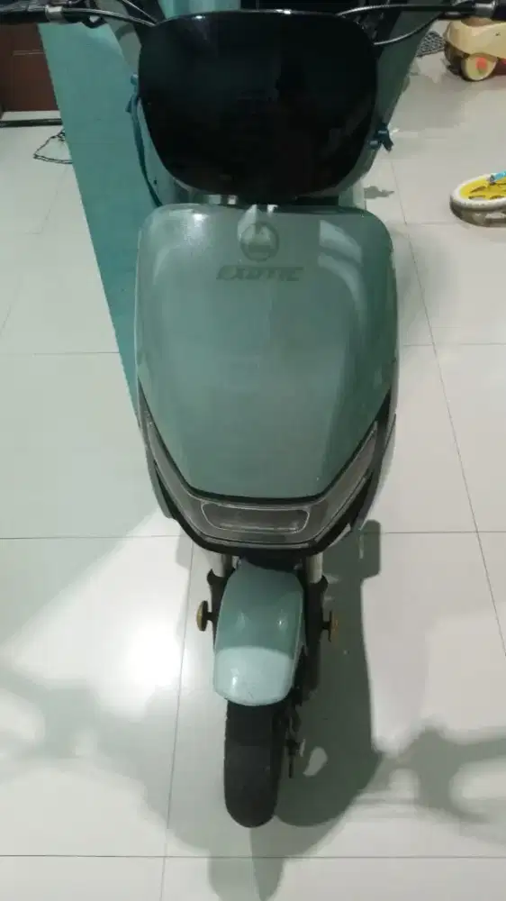 Exotic sepeda listrik terawat include dudukan baby