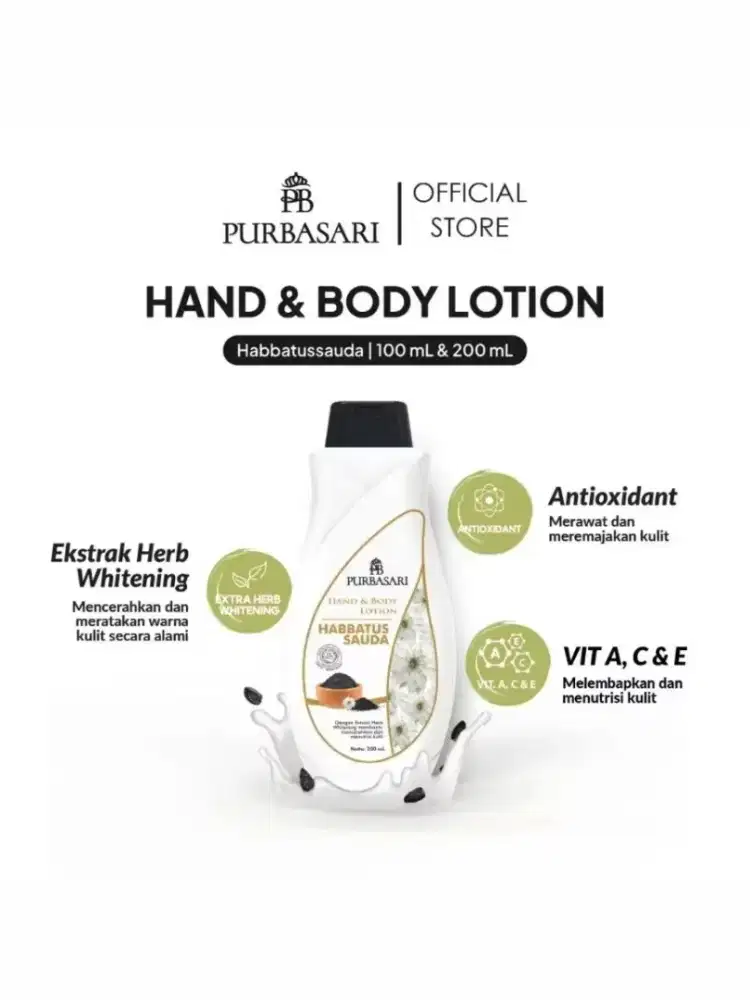 Purbasari hand bodylotion
