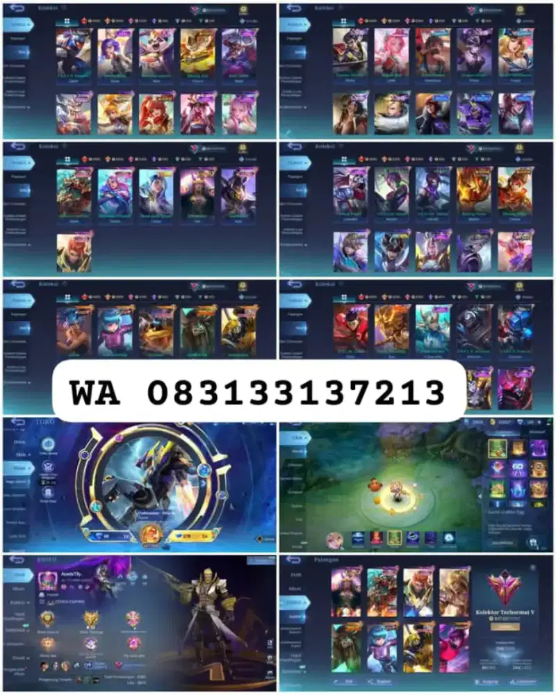 JUAL AKUN MOBILE LEGEND AMANAH DAN TERPERCAYA