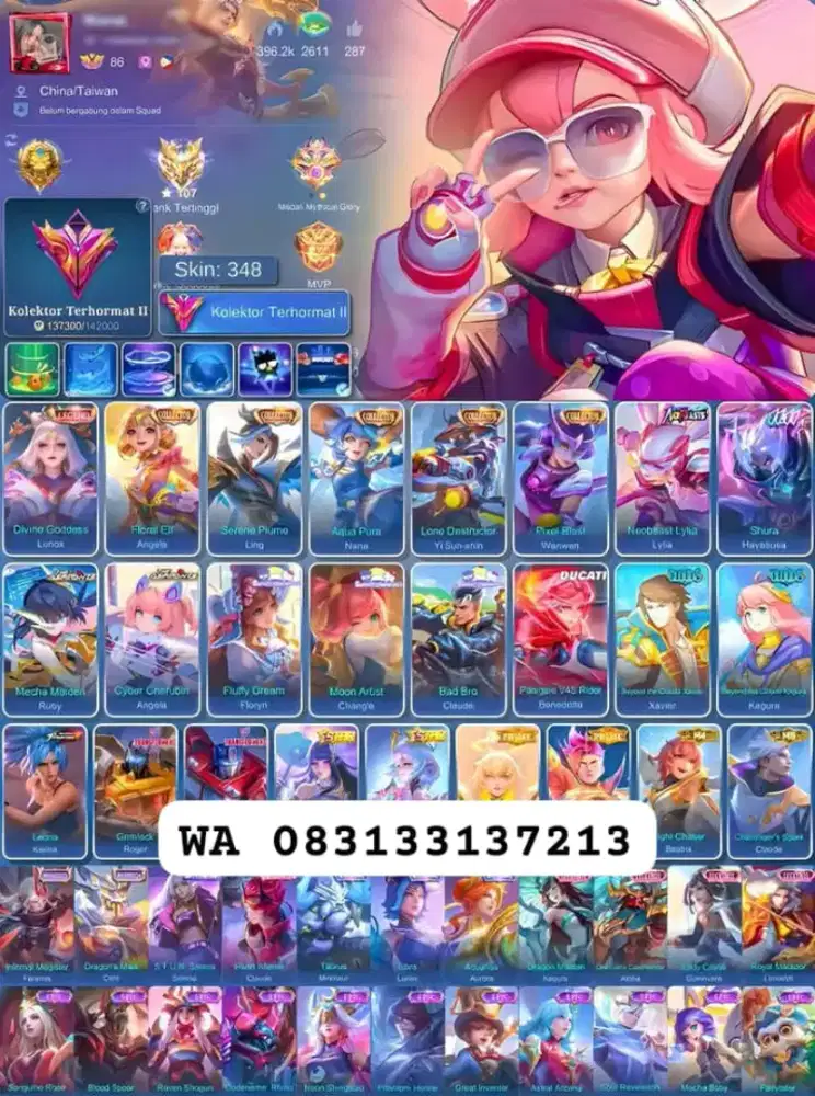 AKUN ML MURAH MERIAH AMAN DAN TERPERCAYA