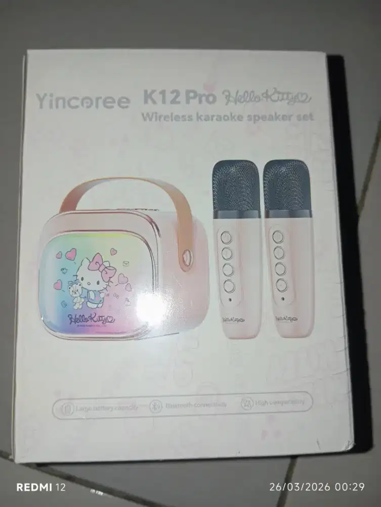 Wireless karaoke speaker set