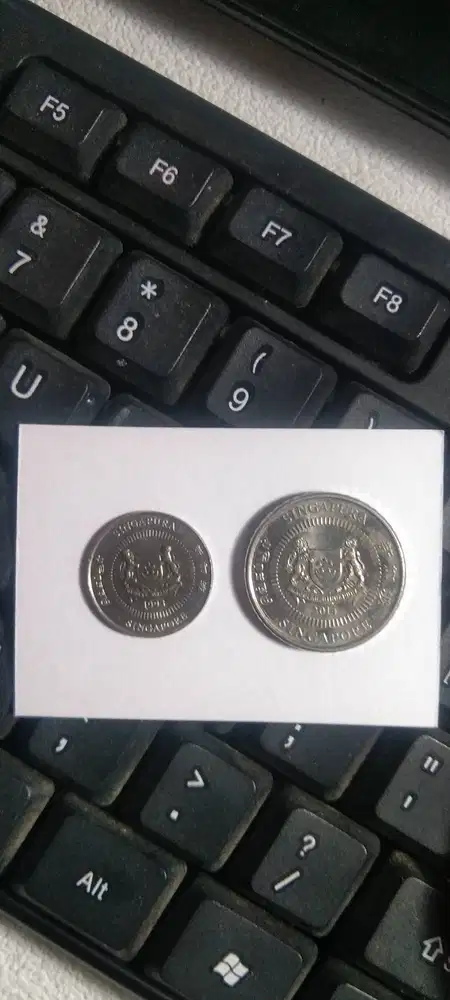 Uang koin Singapore tahun 1993/2014