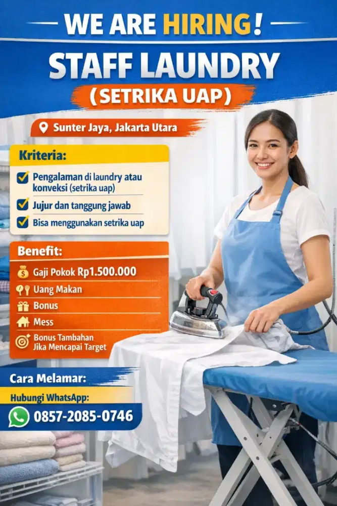 LOWONGAN KERJA LAUNDRY