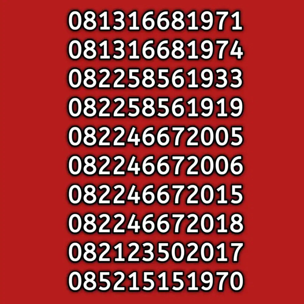 nomor cantik telkomsel simpati as seri tahun cantik