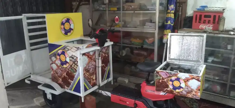 Jual rugi gerobak sepeda listrik