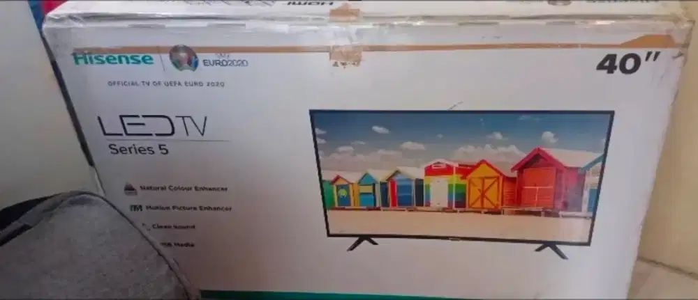 TV 40 Hisense lengkap box