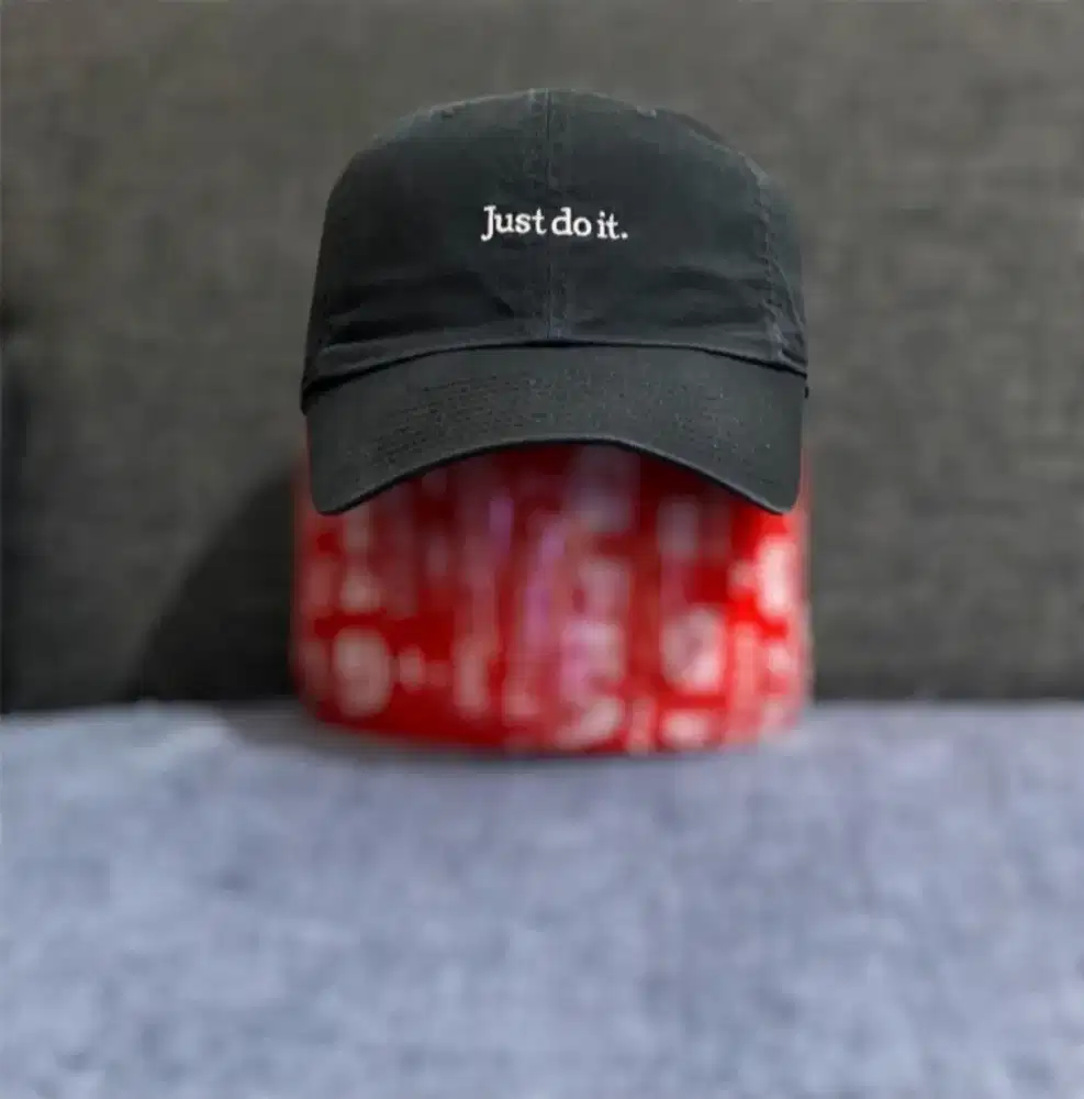 TOPI NIKE HERITAGE LOGO JUST DO IT ORI BEKAS