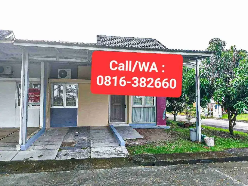 Dijual Rumah 60/133 CGC Tropical Valley Palembang
