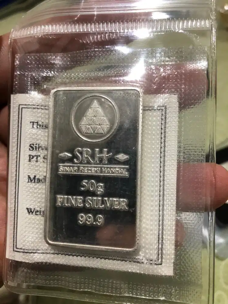 Perak silver antam SRH 50 gr