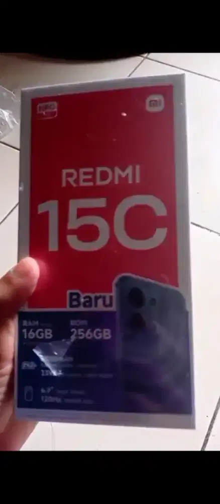 Xiaomi redmi 15c 8/265 baru